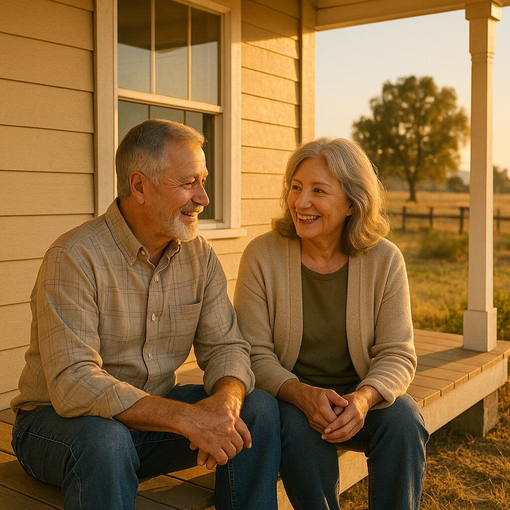 Couple in California talking about selling their land