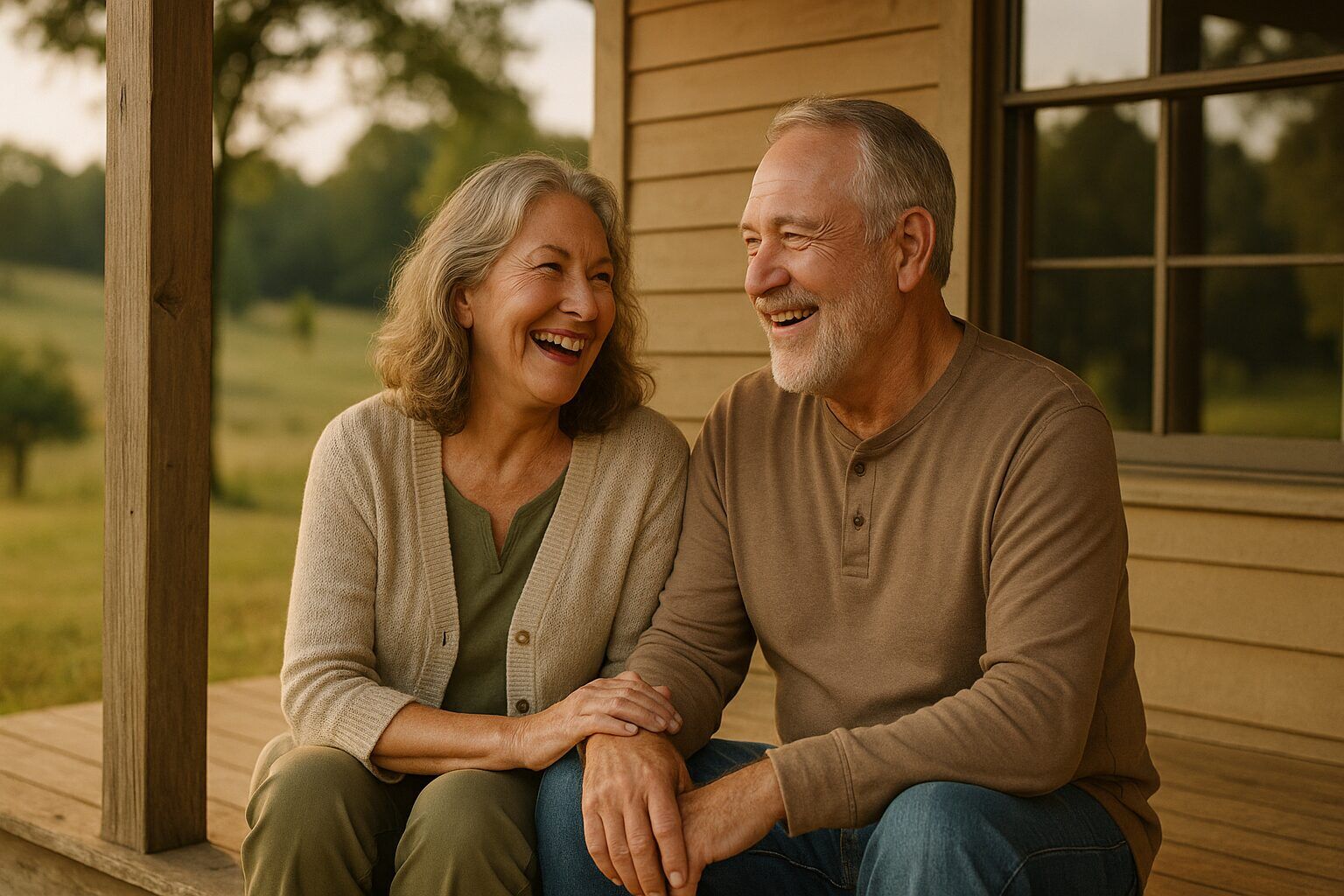 Couple in Georgia talking about selling their land