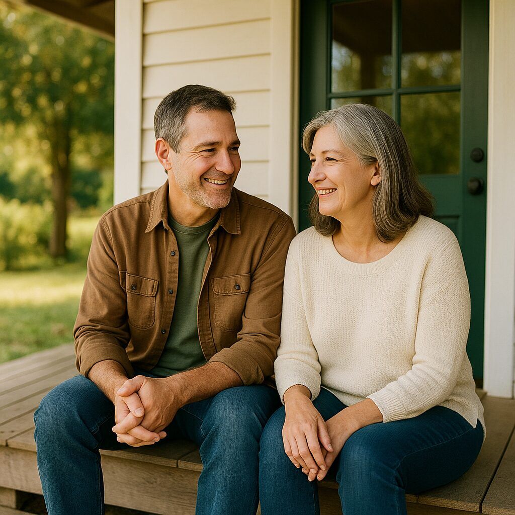 Couple in New York talking about selling their land