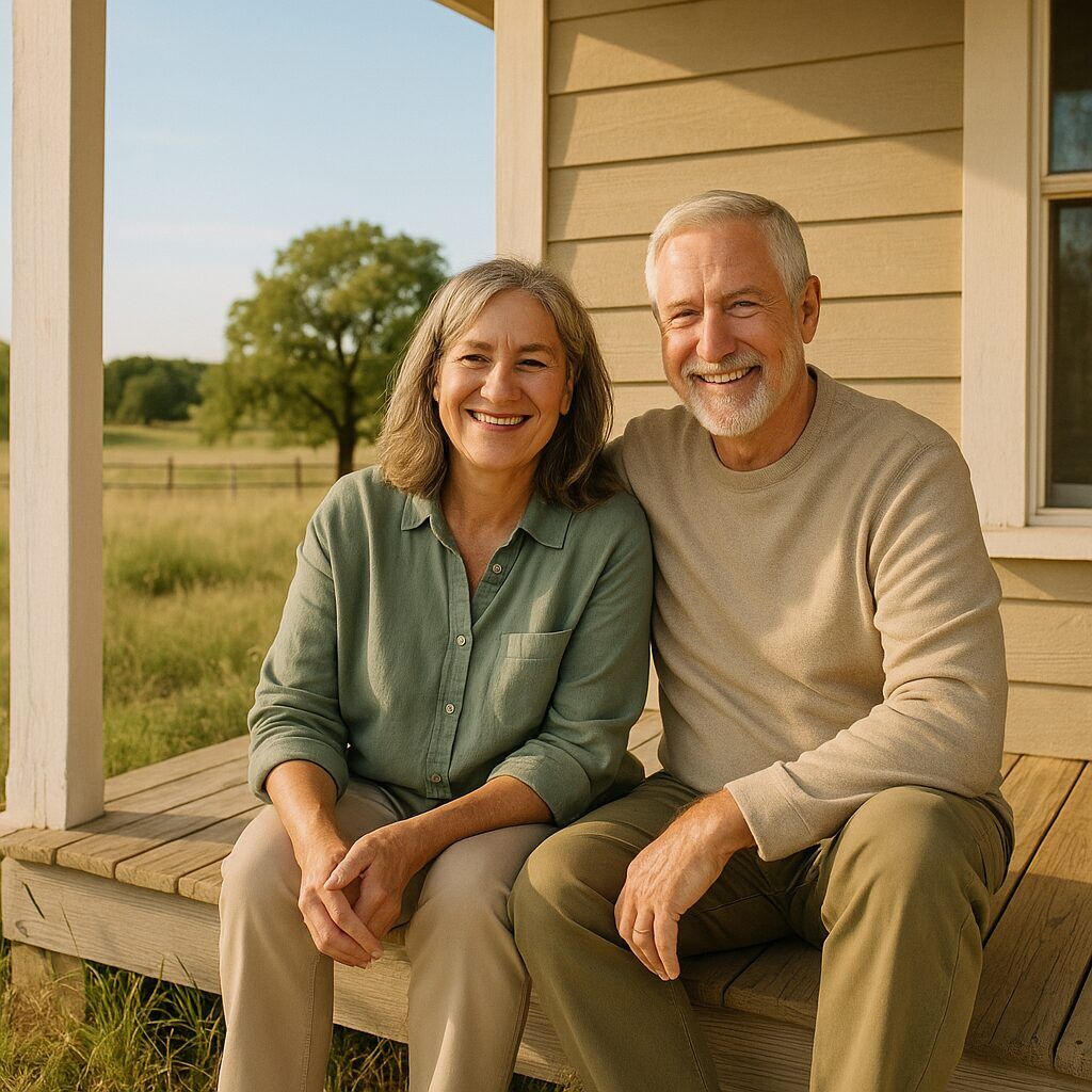 Couple in Texas talking about selling their land
