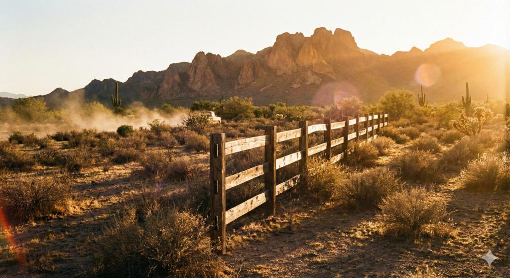 Arizona land that's being sold and taxes being paid