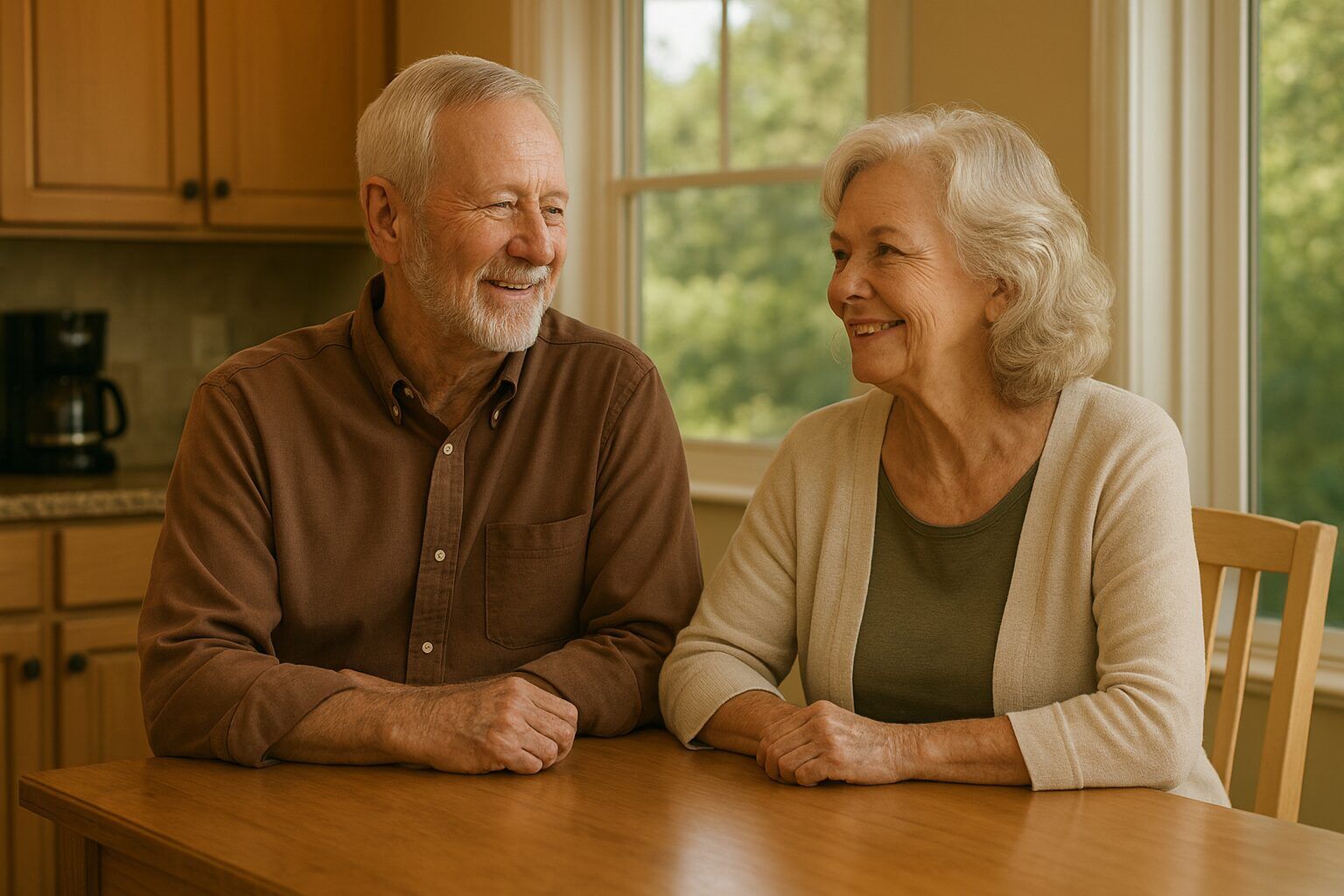 Couple in Virginia talking about selling their land